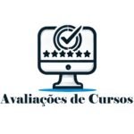avaliacao de curso logo quadrado escrita
