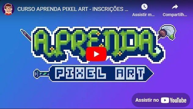 Como funciona o curso Aprenda Pixel Art e seus módulos