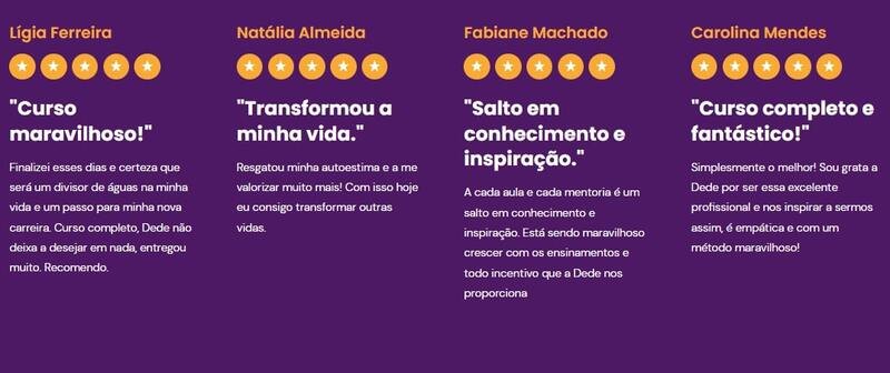 Depoimentos de alunos do Curso Fórmula Imagem e Estilo (1)