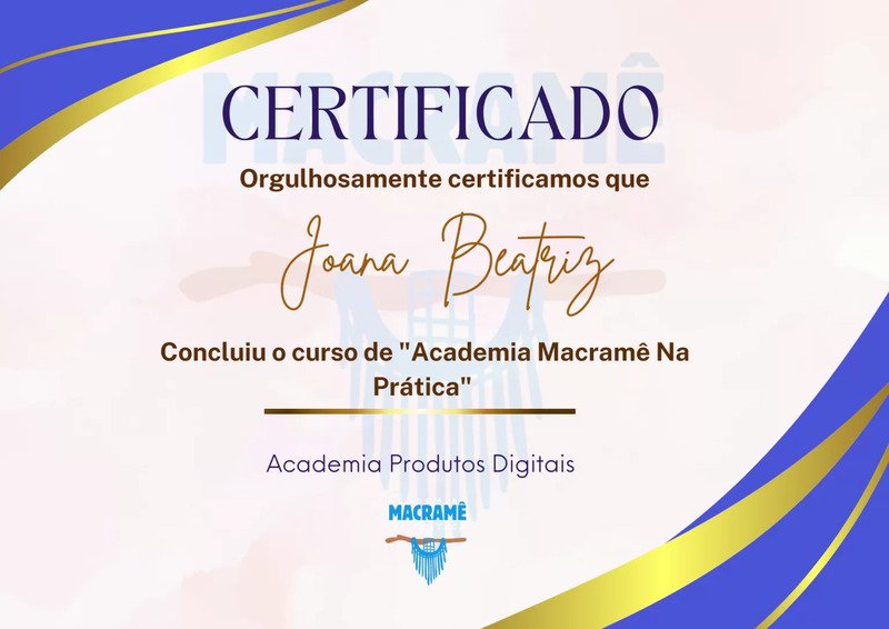 Para quem é o curso Academia Macramê na Prática