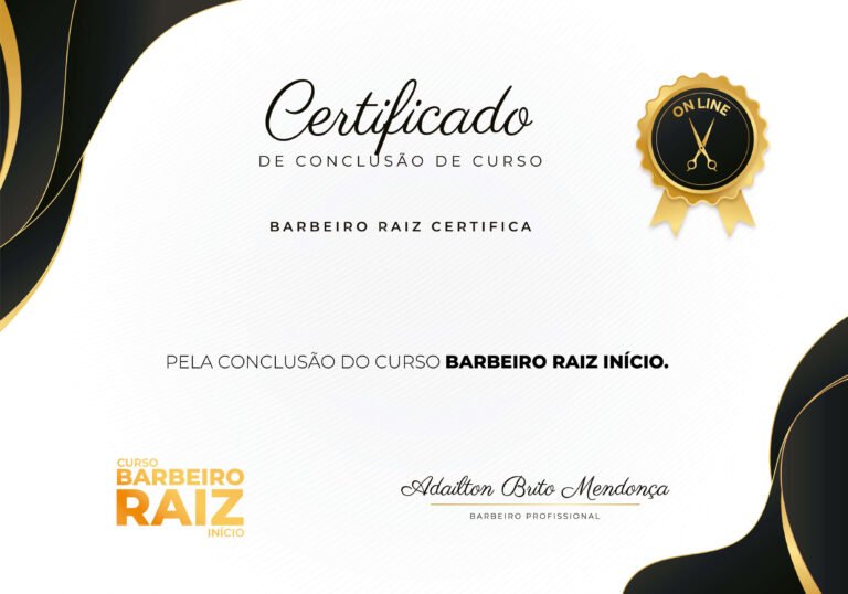 Quais benefícios do Curso Barbeiro Raiz Online