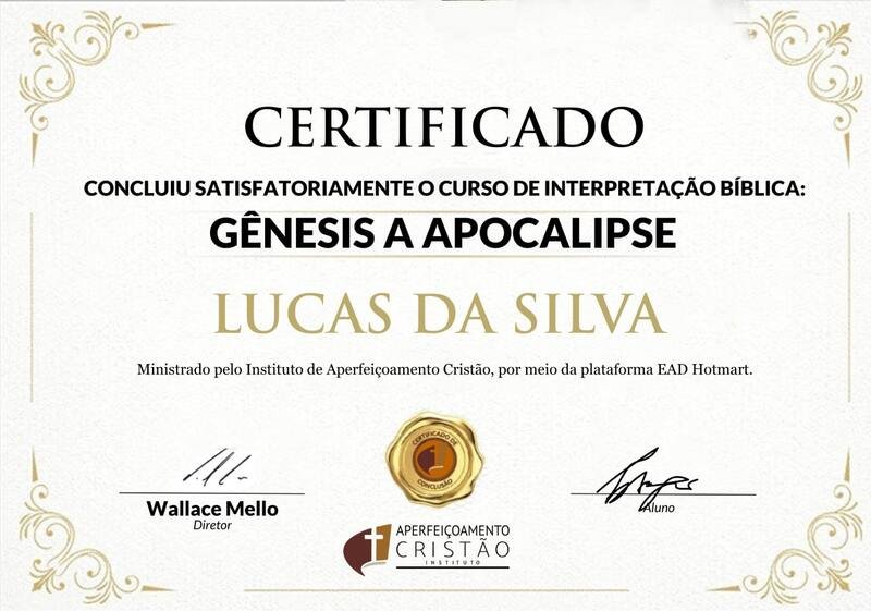 Quais benefícios do Curso Interpretação Bíblica Gênesis a Apocalipse