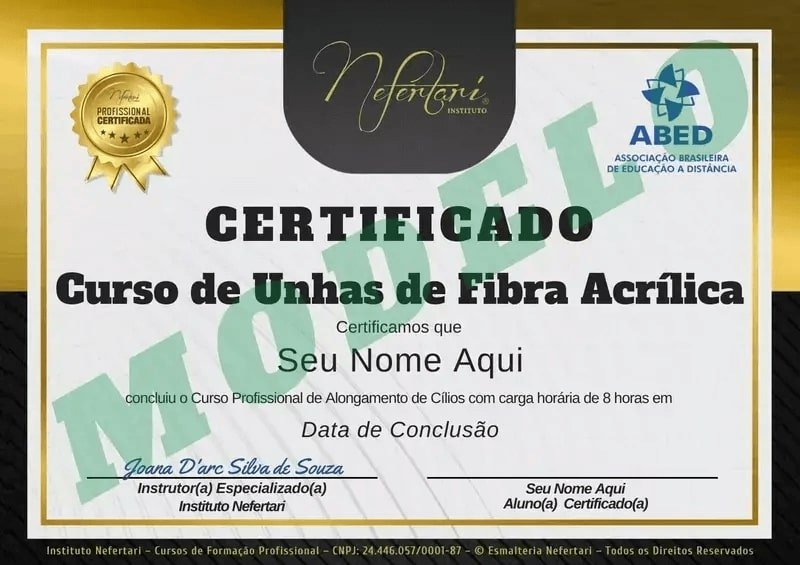 Quais benefícios do Curso de Unhas de Fibra Acrílica