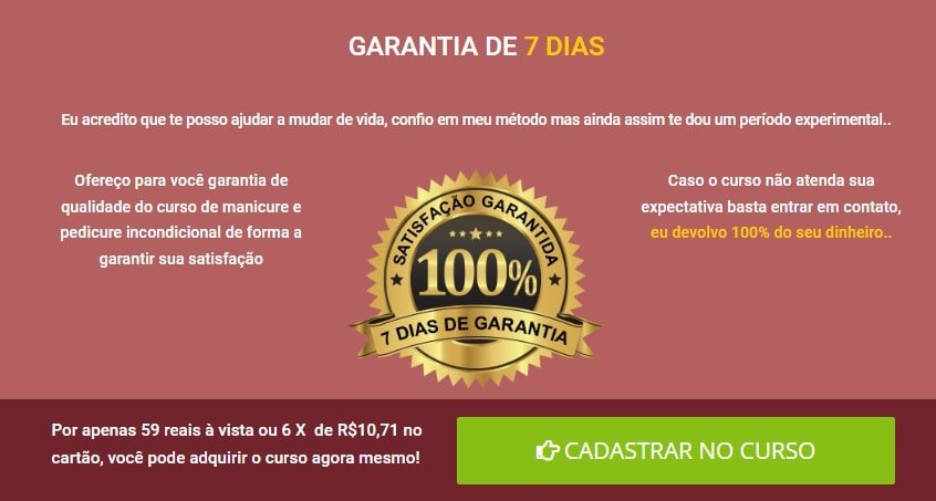 Qual o preço do Curso de Cutilagem para Manicures com Faby Cardoso Tem cupom de desconto