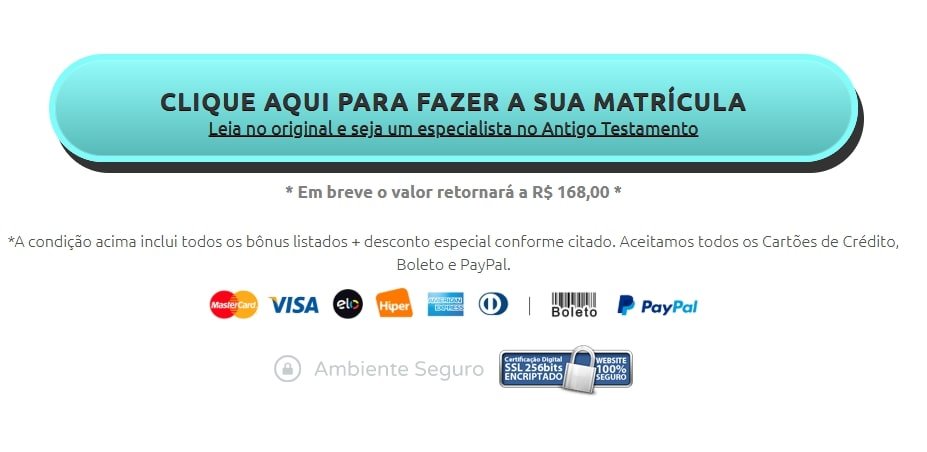 Qual o preço do curso Hebraico Bíblico AT Desvendado Tem cupom de desconto