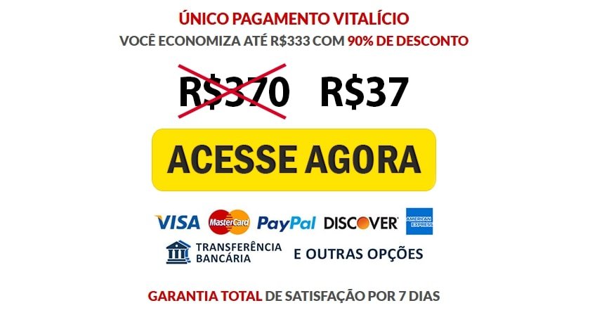 Qual o preço do curso Tem cupom de desconto