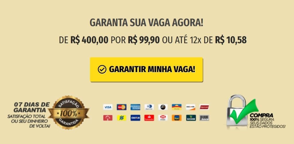 Qual o preço do cursoe Unhas de Fibra Acrílica Tem cupom de desconto