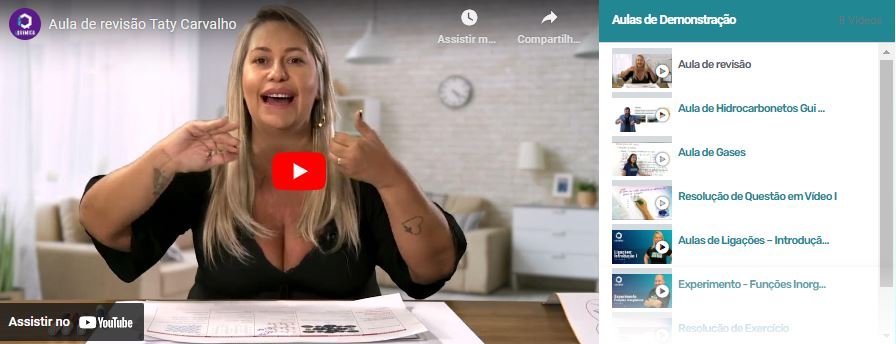 Como funciona o Curso iQuímica e seus módulos