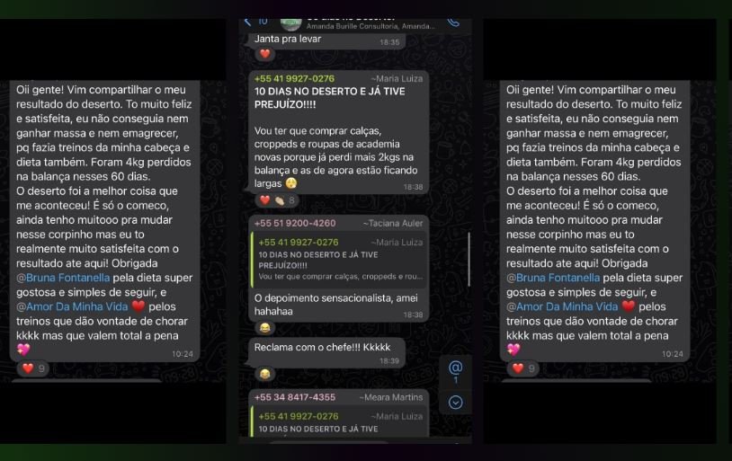 Depoimentos de alunos do 60 Dias no Deserto