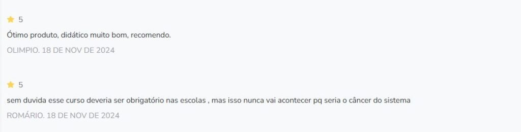 Depoimentos de alunos do Treinamento Bitcoin Black Pill