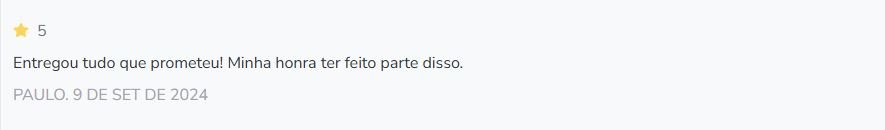 Depoimentos de alunos do Treinamento Bitcoin Black Pill