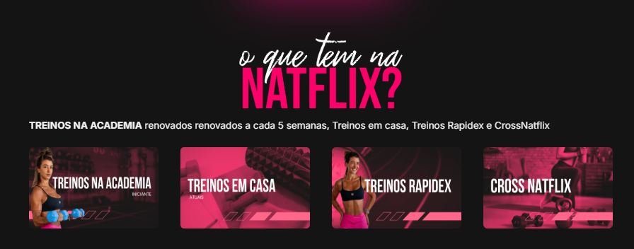 O que é o Natflix Fitness