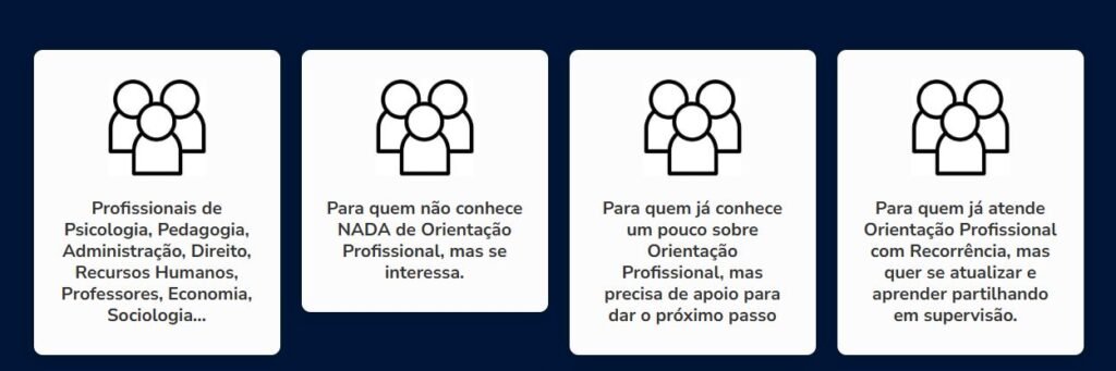 Para quem é o Curso Manual da Orientação Profissional e de Carreira OPC