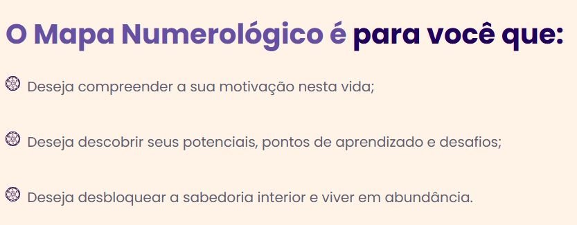 Para quem é o Mapa Numerológico Evoluna Para quem é o Mapa Numerológico Evoluna