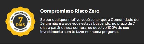 Quais benefícios da Comunidade do Jejum