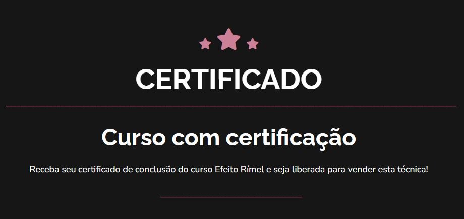 Quais benefícios do Curso Cílios Efeito Rímel