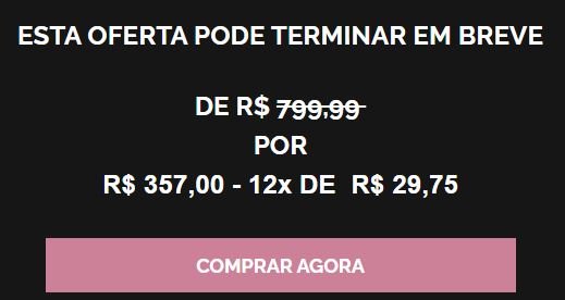 Qual o preço do Curso Cílios Efeito Rímel Tem cupom de desconto