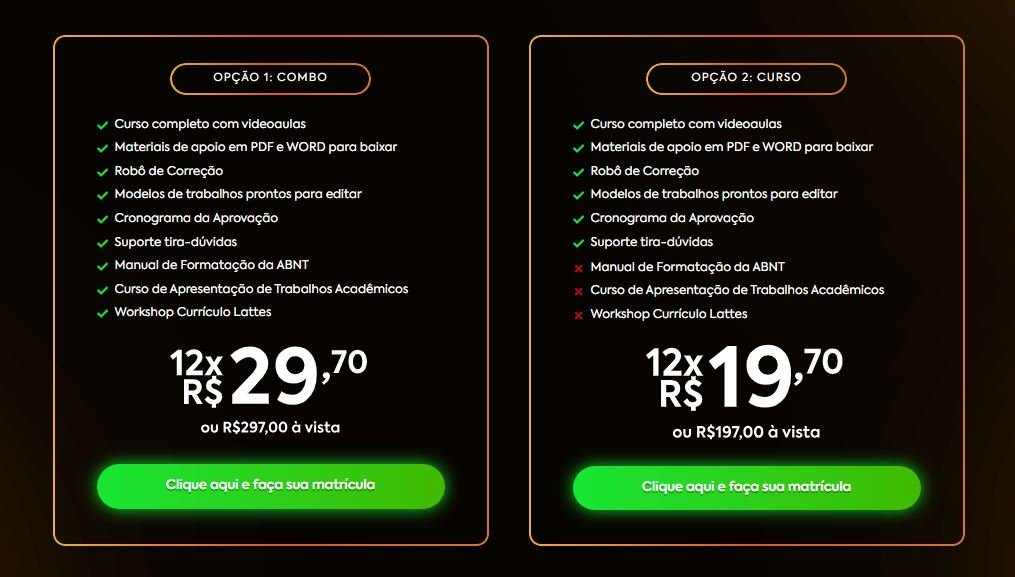 Qual o preço do Guia Para Trabalhos Acadêmicos com IA Tem cupom de desconto