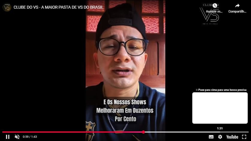 Depoimentos de alunos do Clube do VS Premium