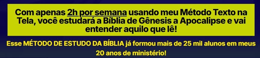 O que é o Curso Conheça Sua Bíblia de Capa a Capa O que é o Curso Conheça Sua Bíblia de Capa a Capa