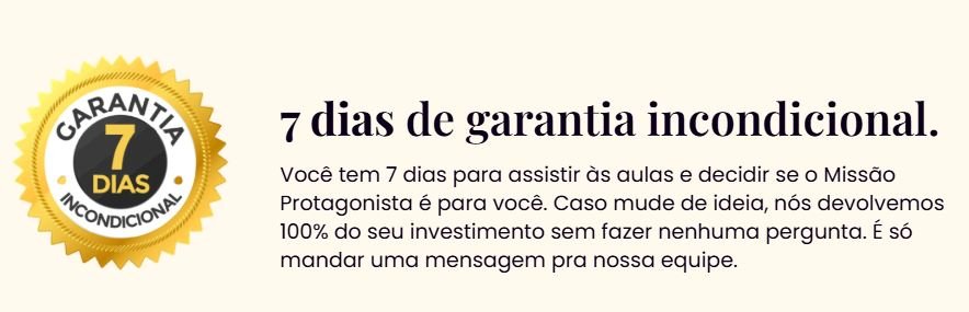 Opinião final sobre a Missão Protagonista