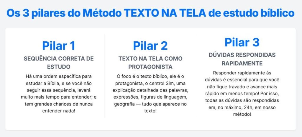 Quais benefícios do Conheça Sua Bíblia de Capa a Capa Quais benefícios do Conheça Sua Bíblia de Capa a Capa