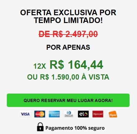 Qual o preço da Formação em Radiestesia Sensitiva Tem cupom de desconto