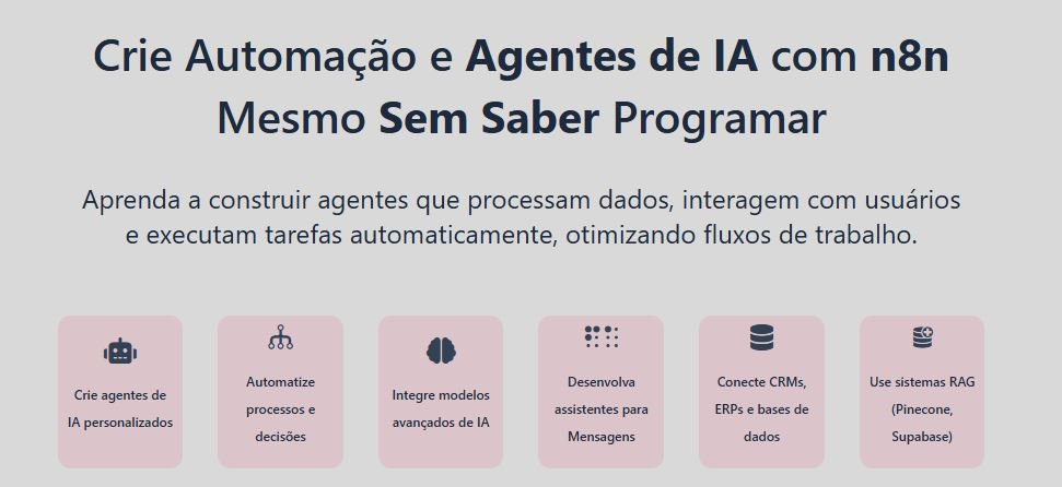 O que é o curso Automação e Agentes de IA com n8n