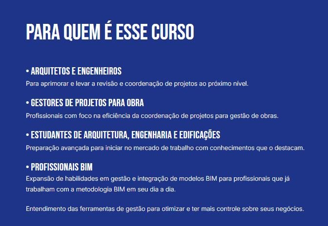Para quem é a Formação em Revit Arquitetura Para quem é a Formação em Revit Arquitetura
