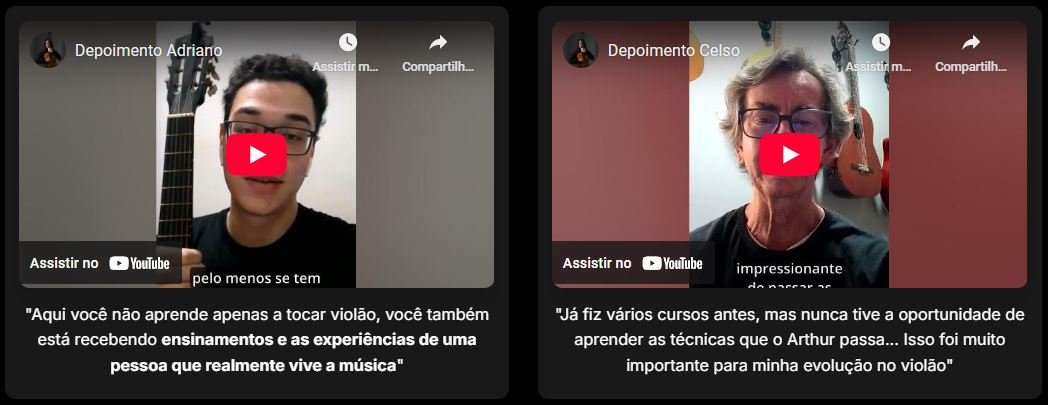 Depoimentos de Alunos