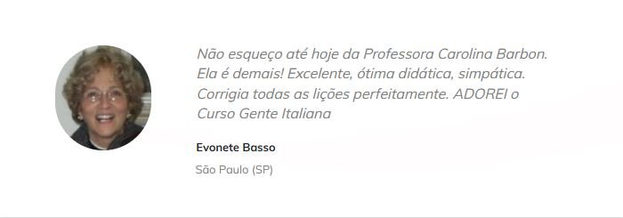 Depoimentos de Alunos Depoimentos de Alunos