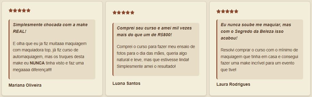 Depoimentos de Alunos