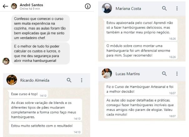 Depoimentos de Alunos