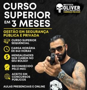 Curso Superior Sequencial de Gestão em Segurança Pública e Privada em 3 meses EAD - Instituto Óliver É confiável É bom Vale a pena Funciona