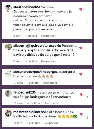 Depoimentos de Alunos