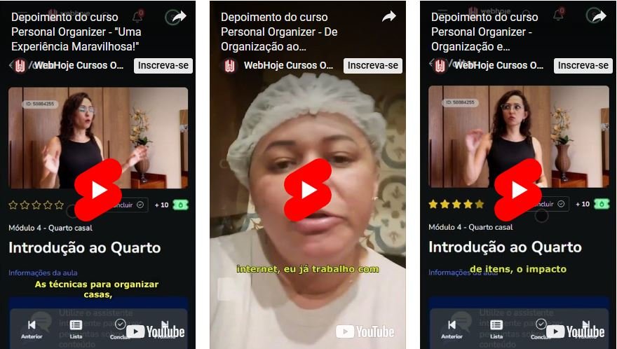 Depoimentos de Alunos