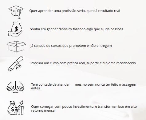 Para quem é Formação em Massoterapia 1200 horas