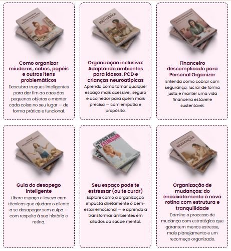 Quais benefícios Curso de Personal Organizer do Básico ao Avançado