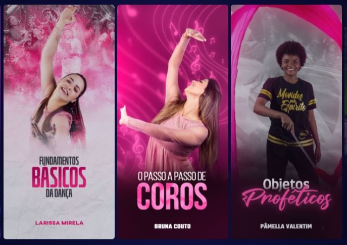 Como funciona Escola de Dança Louvor na Terra e seus módulos