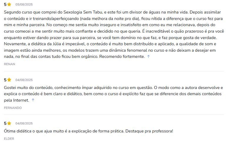 Depoimentos de Alunos Depoimentos de Alunos