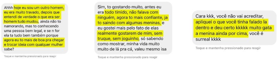 Depoimentos de Alunos Depoimentos de Alunos