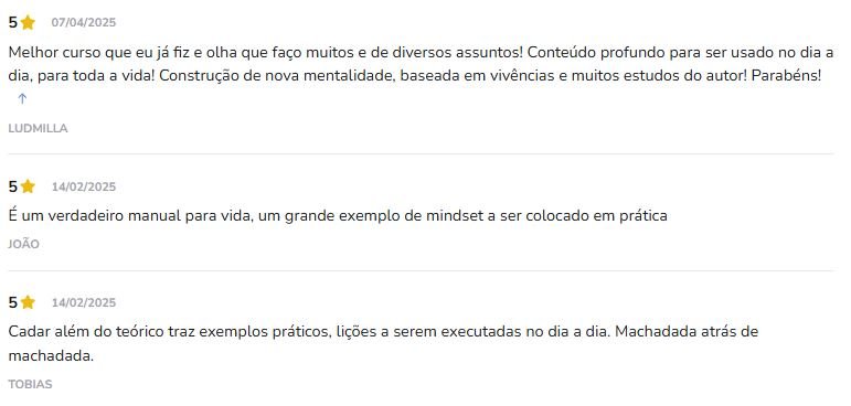 Depoimentos de Alunos