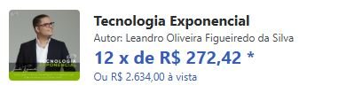 Qual o preço Tecnologia Exponencial Tem cupom de desconto