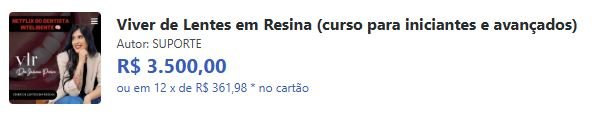 Qual o preço Viver de Lentes em Resina Tem cupom de desconto