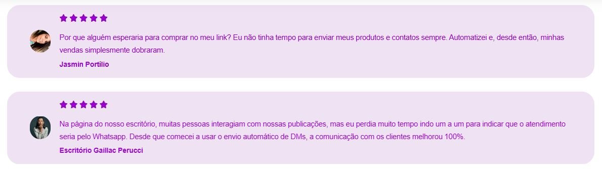 Depoimentos de Alunos