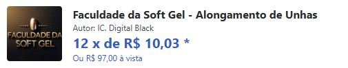 Qual o preço Faculdade da Soft Gel Alongamento de Unhas Tem cupom de desconto