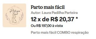 Qual o preço Parto mais fácil Tem cupom de desconto