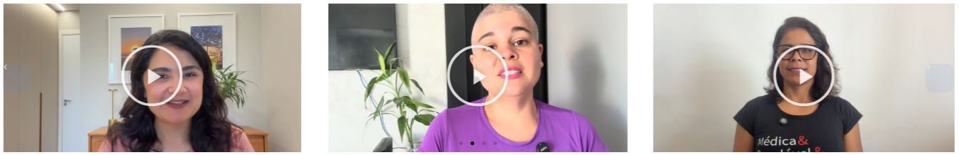 Depoimentos de alunos