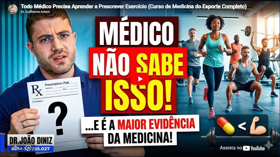 O que é A medicina do esporte que todo médico tem que saber