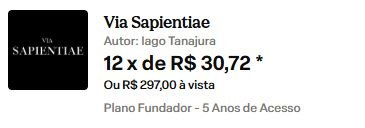 Plano fundador da Via Sapientiae com acesso de 5 anos